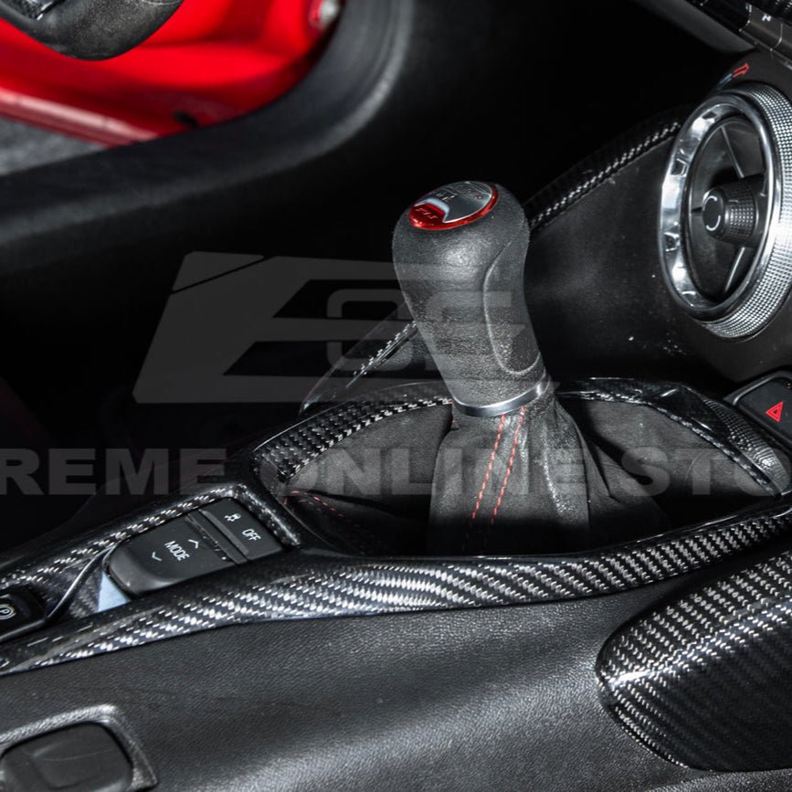 Chevrolet Camaro 6th Gen Carbon Fiber Center Console Cover 2019-2024
