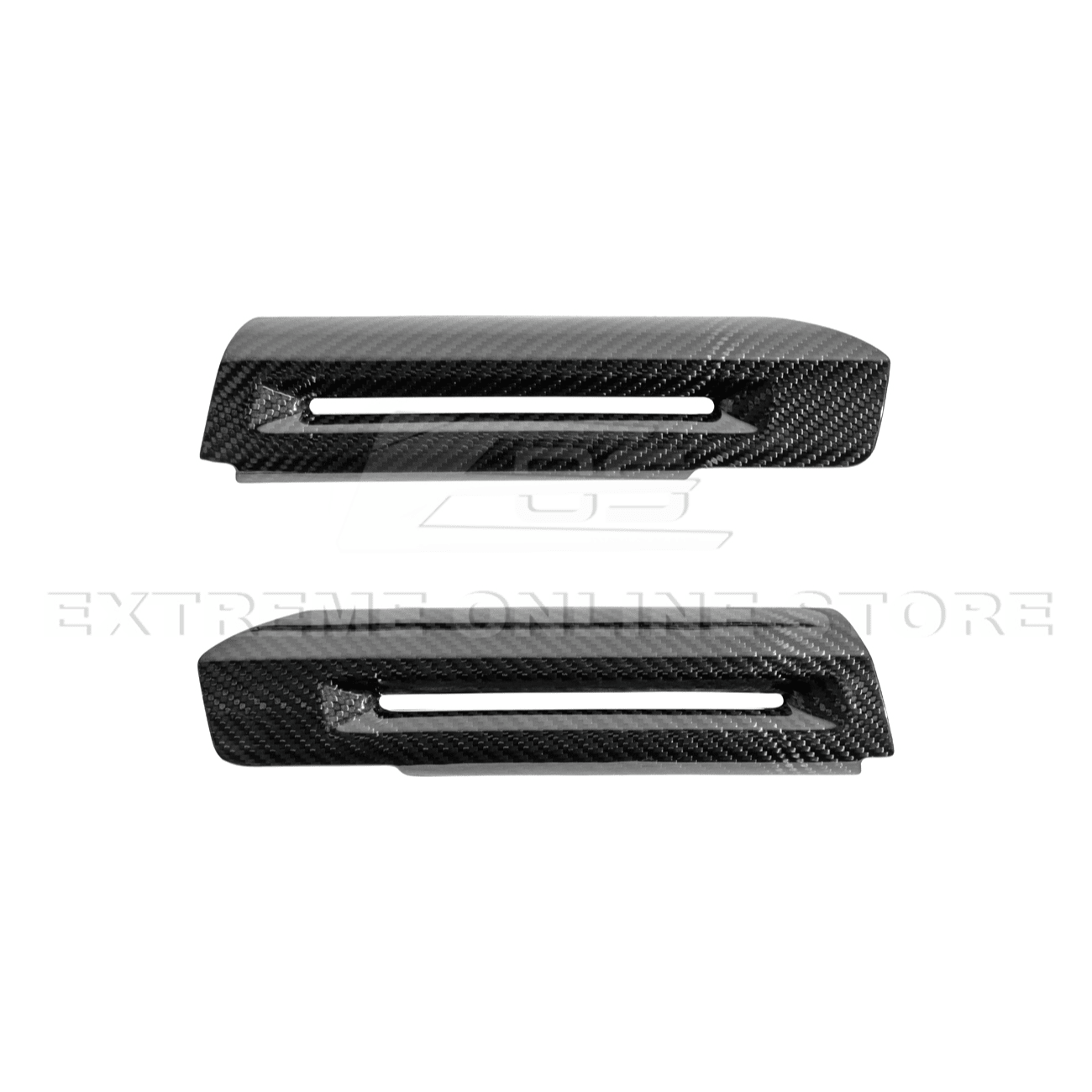 Ford Mustang S650 Factory Style Dry Carbon Fiber Side Door Armrest Panel Trim Cover 2024-Up
