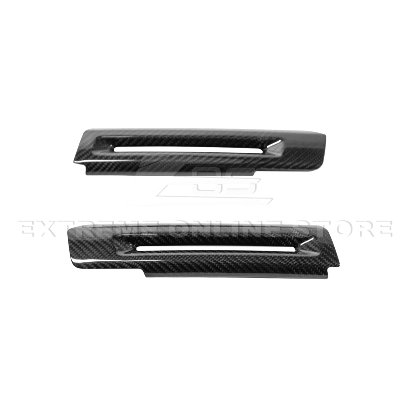 Ford Mustang S650 Factory Style Dry Carbon Fiber Side Door Armrest Panel Trim Cover 2024-Up