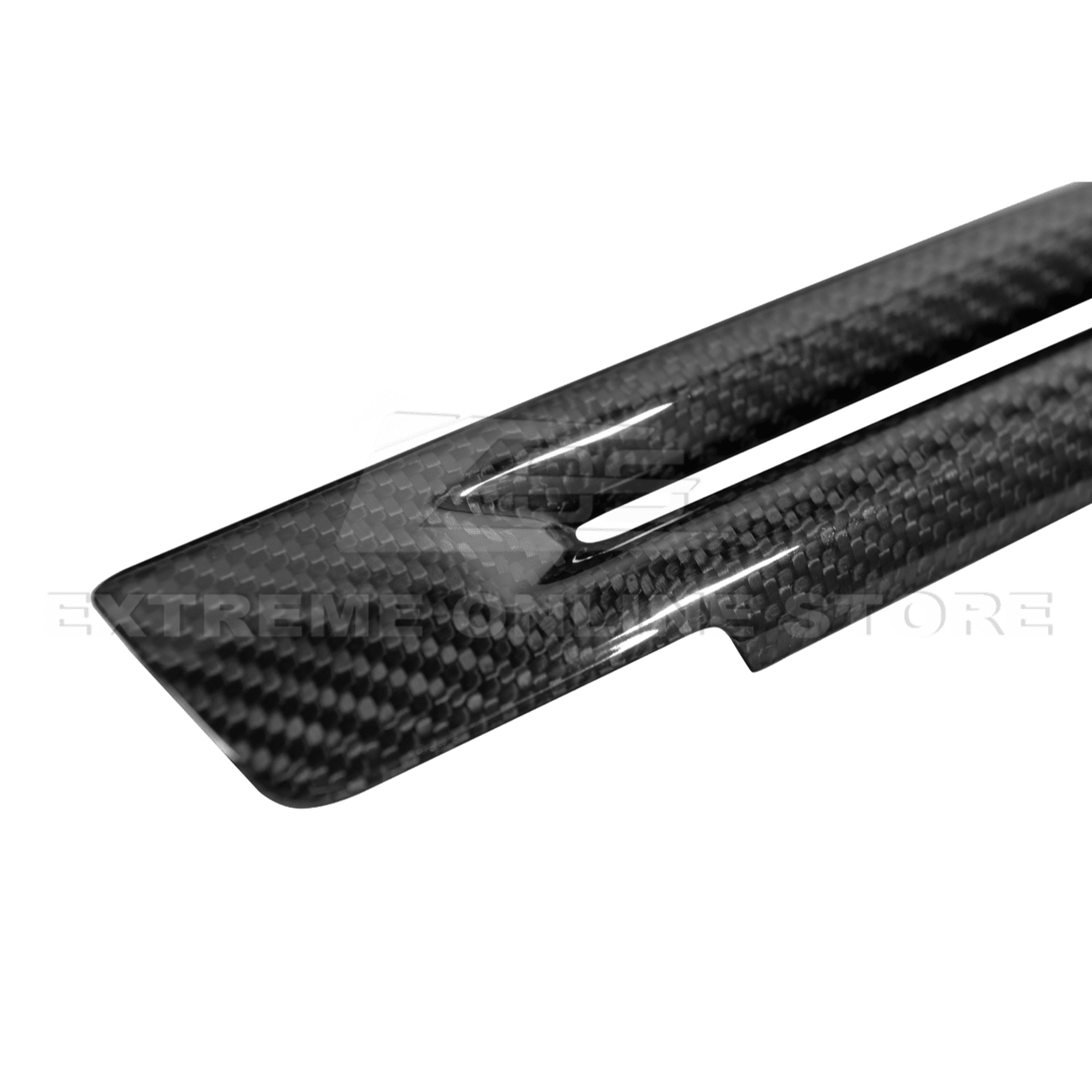 Ford Mustang S650 Factory Style Dry Carbon Fiber Side Door Armrest Panel Trim Cover 2024-Up