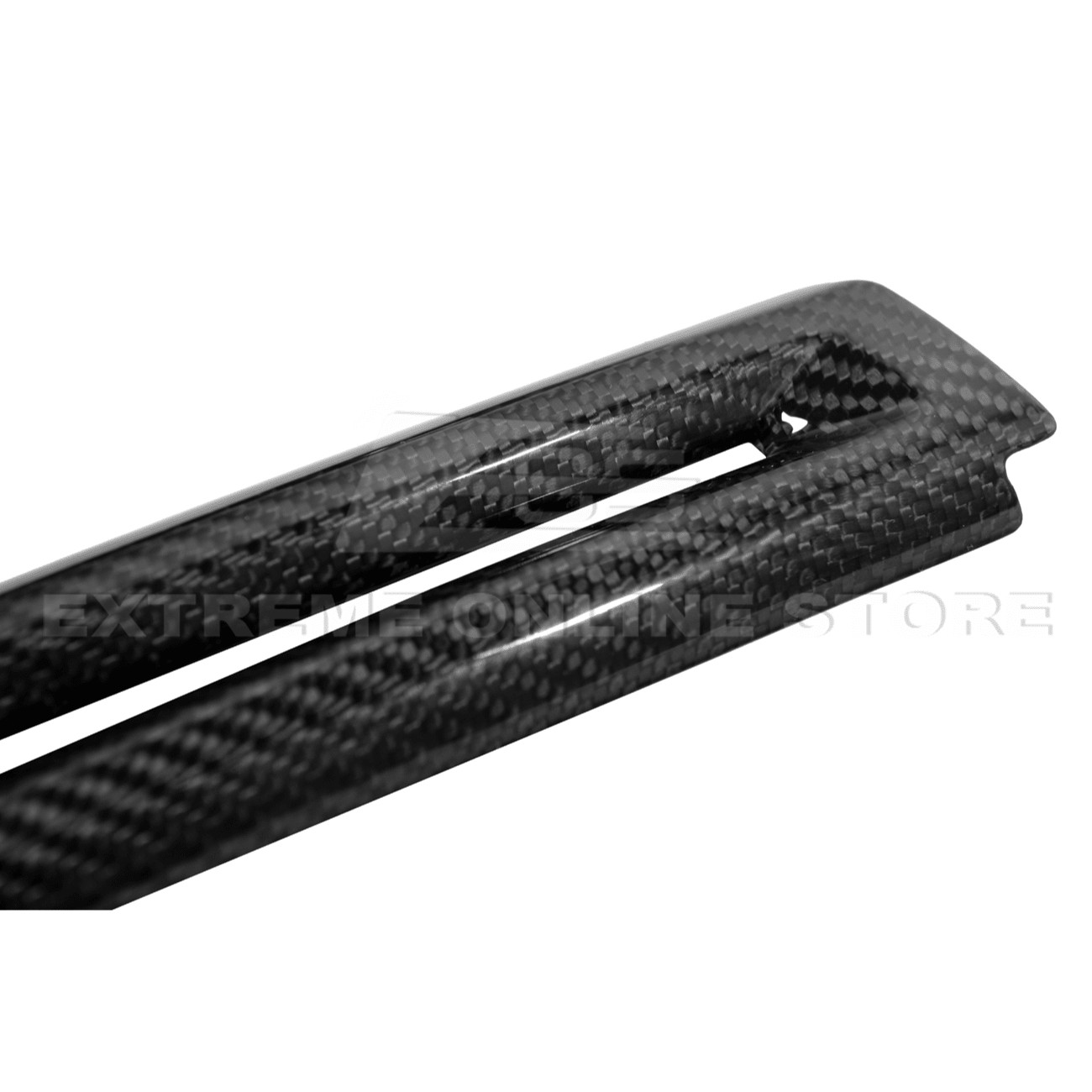 Ford Mustang S650 Factory Style Dry Carbon Fiber Side Door Armrest Panel Trim Cover 2024-Up