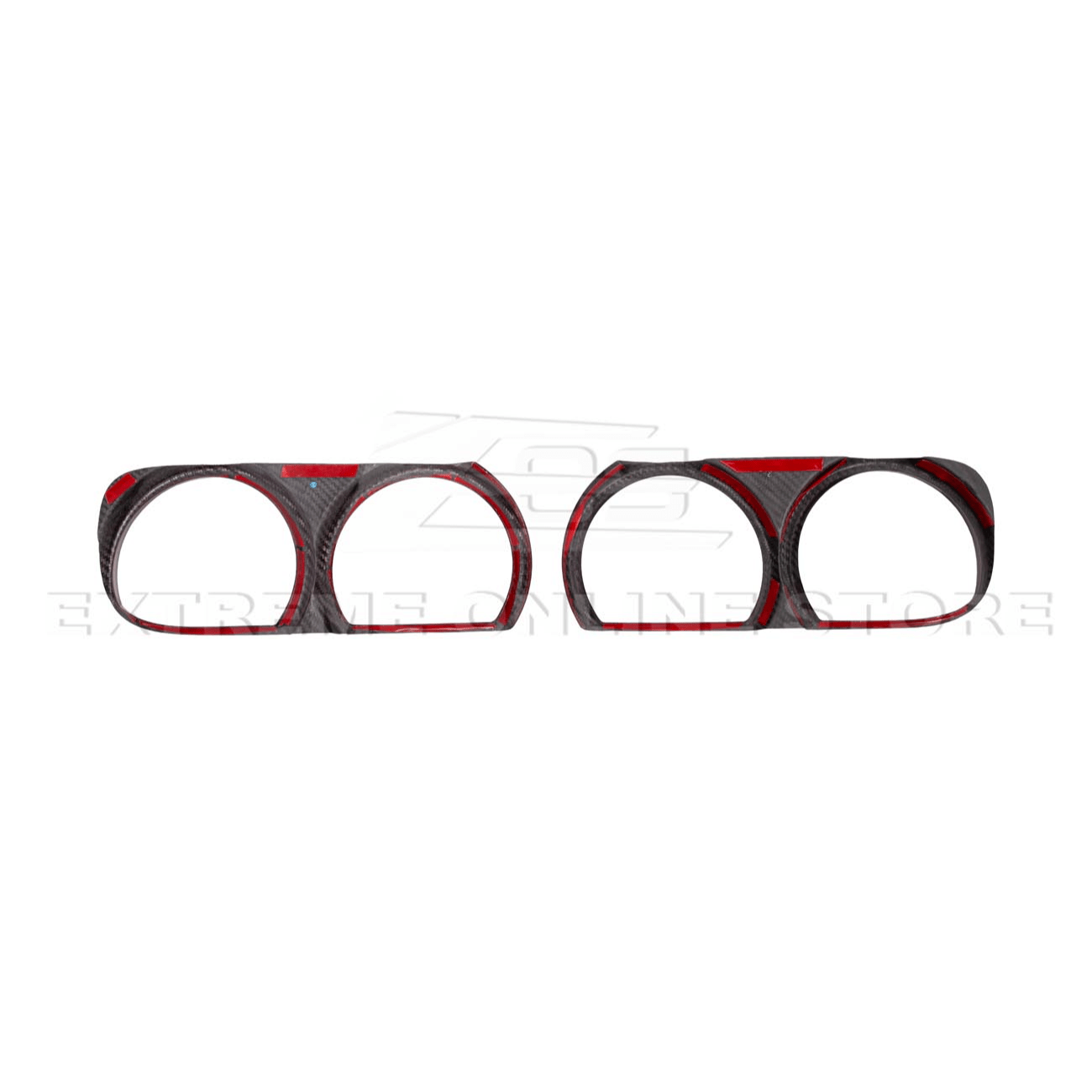 Dodge Challenger LA Factory Style Carbon Fiber Headlight Trim Cover Overlay 2015-2023