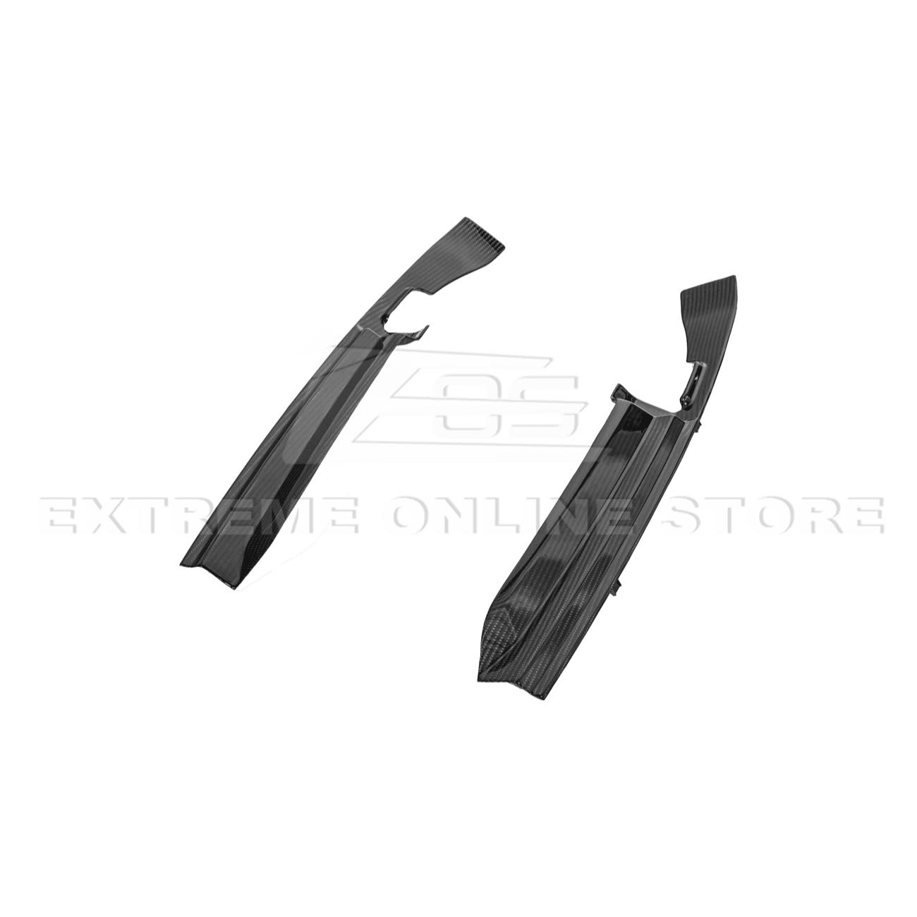 Chevrolet Corvette C8 Factory Style Dry Carbon Fiber Front Trunk Trim Cover Kit 2020-Up