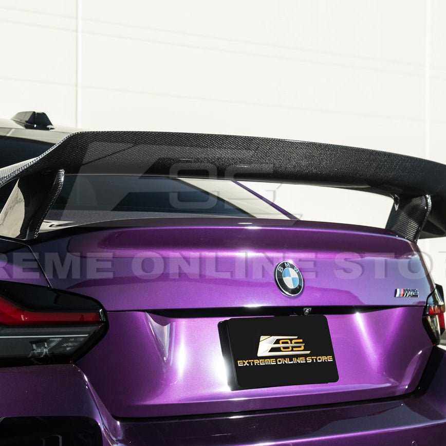 BMW G87 M2 M Performance Track Carbon Fiber Rear High Wing Spoiler 2023-Up