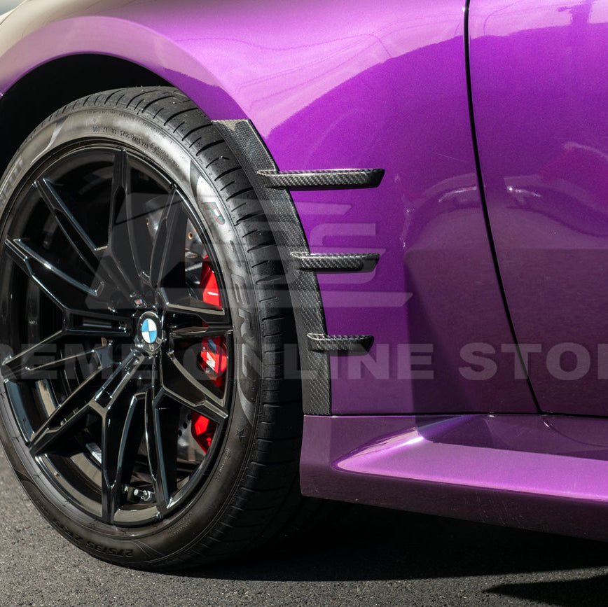 BMW G87 M2 Dry Carbon Fiber Add-On Fender Wheel Arch Trim Cover 2023-Up