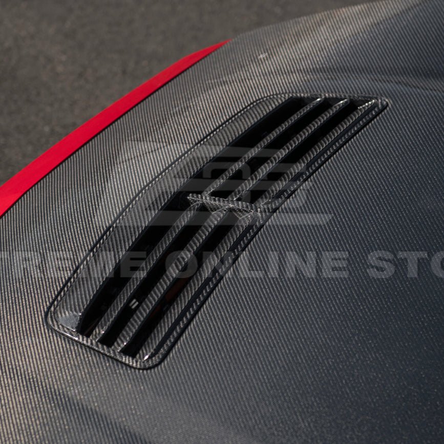 Ford Mustang S650 Factory Style Carbon Fiber Front Hood Vent Cover 2024-Present