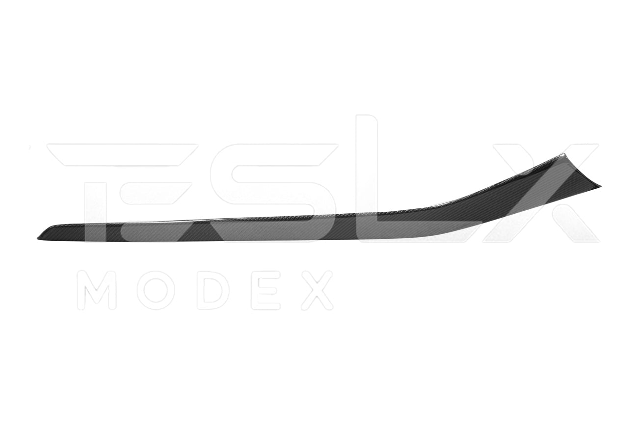 Tesla Model 3 Model Y Carbon Fiber Interior Center Console Shift Side Covers 2020-2025