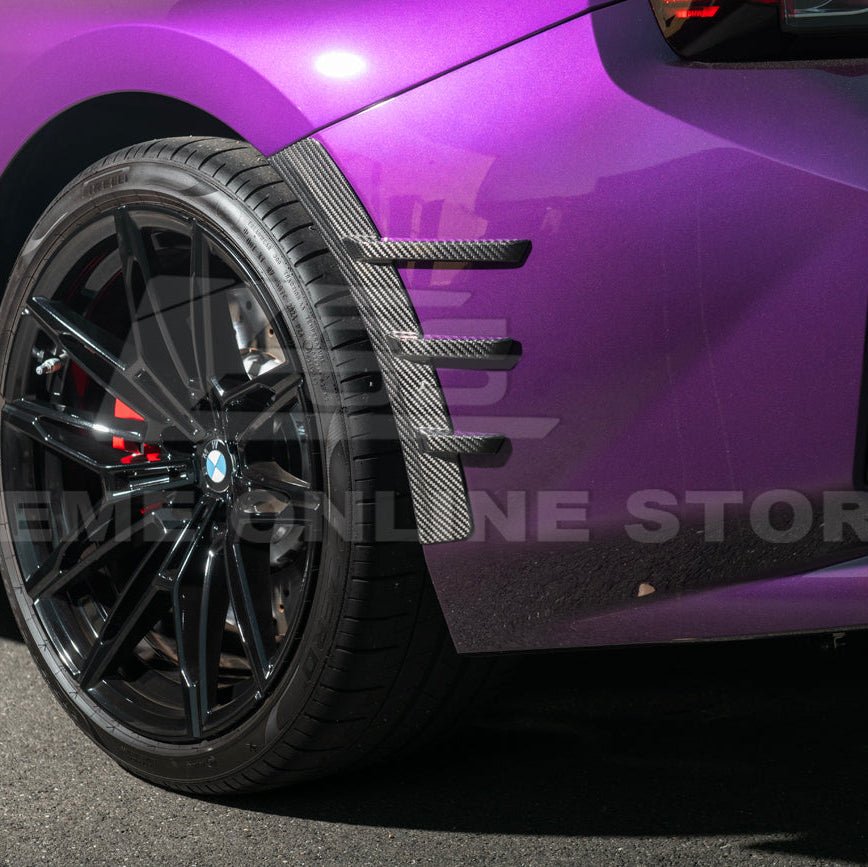 BMW G87 M2 Dry Carbon Fiber Add-On Fender Wheel Arch Trim Cover 2023-Up