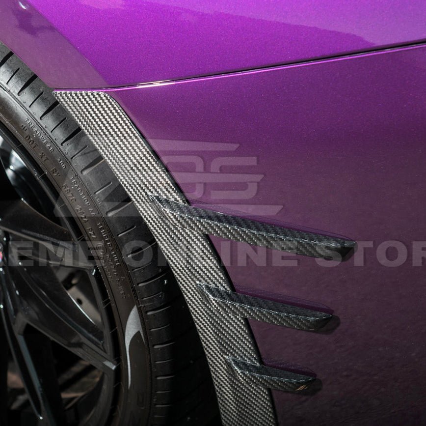BMW G87 M2 Dry Carbon Fiber Add-On Fender Wheel Arch Trim Cover 2023-Up