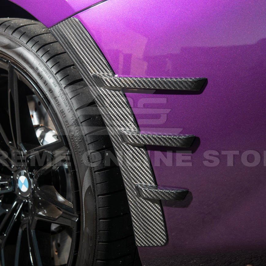 BMW G87 M2 Dry Carbon Fiber Add-On Fender Wheel Arch Trim Cover 2023-Up