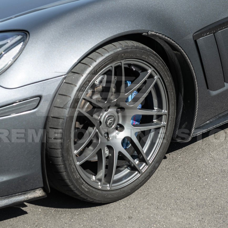 Corvette C6 Z06 ZR1 Dry Carbon Fiber Splash Guard Mud Flaps 2005-2013