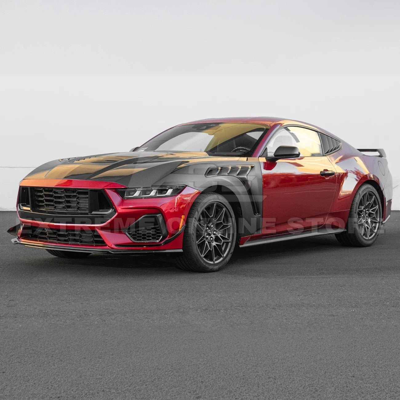 Ford Mustang S650 GTD Style Carbon Fiber Front Side Vented Fenders 2024-Present