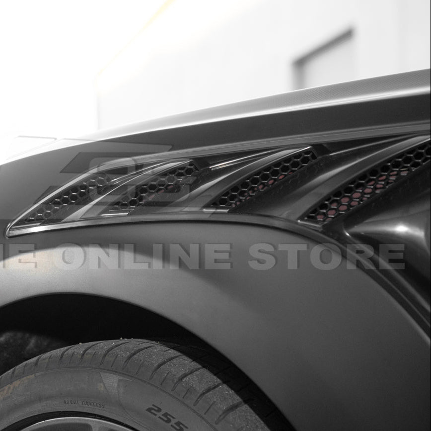 Ford Mustang S650 GTD Style Carbon Fiber Front Side Vented Fenders 2024-Present