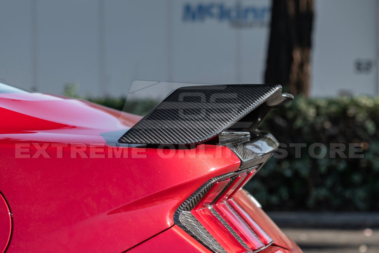 Ford Mustang S650 GT Performance Style Carbon Fiber Rear Trunk Lid Wing Spoiler 2024-Up