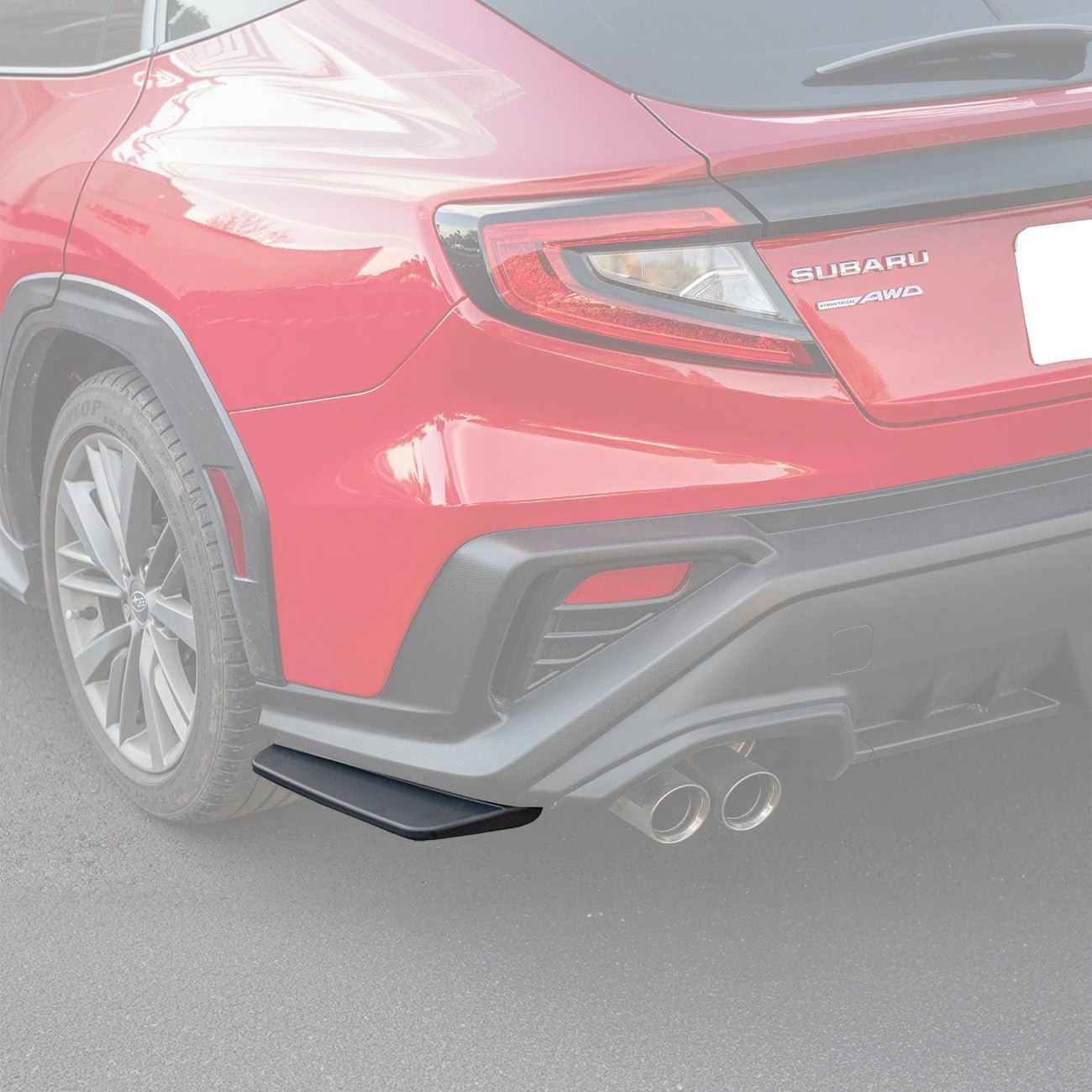 Subaru WRX VB Performance Style Matte Gloss Carbon Rear Bumper Apron Lip Splitter 2022-Up