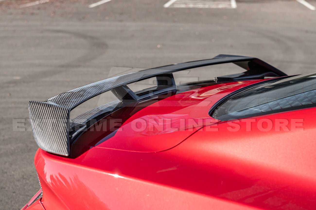 Ford Mustang S650 GT Performance Style Carbon Fiber Rear Trunk Lid Wing Spoiler 2024-Up
