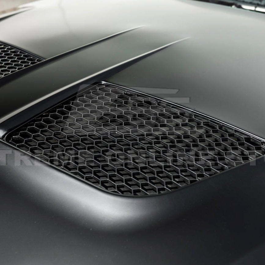 Ford Mustang S650 GTD Style Carbon Fiber Front Bumper Hood 2024-Up