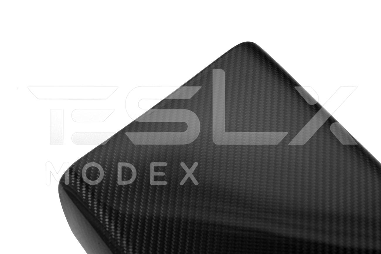 Tesla Model 3 Model Y Carbon Fiber Interior Center Armrest Cover 2020-Up