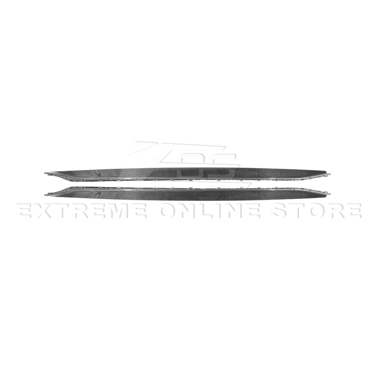 BMW G80 M3 3D Style Carbon Fiber Side Skirt Extensions 2021-Up