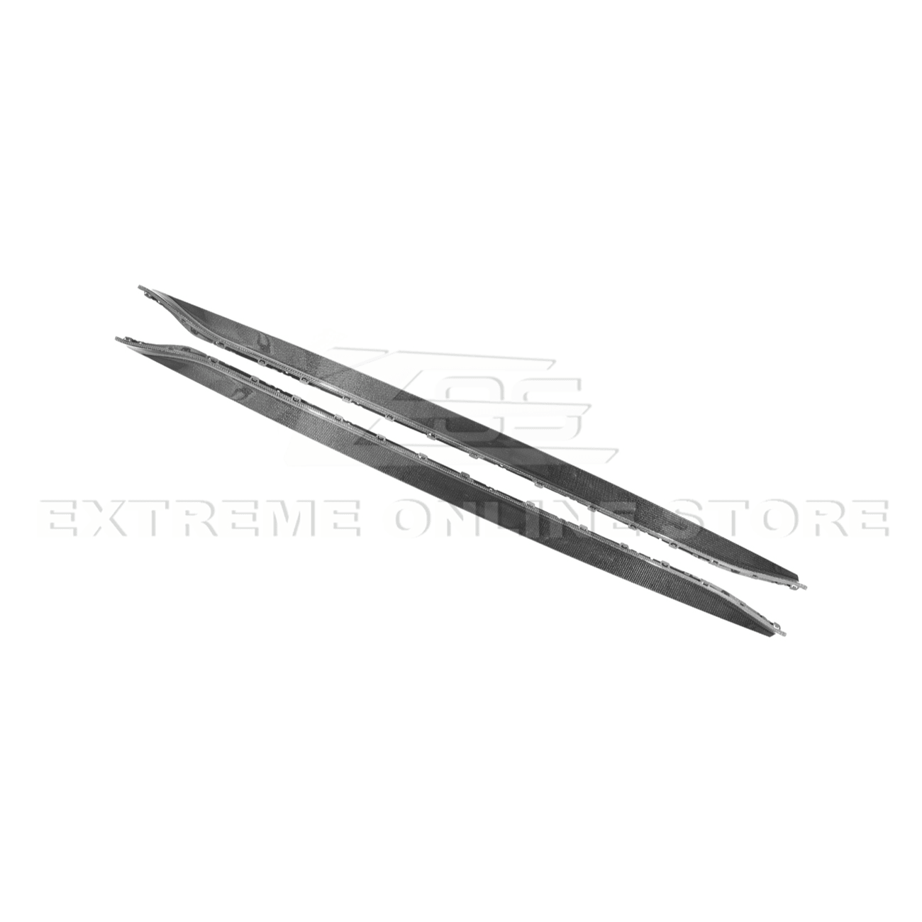 BMW G80 M3 3D Style Carbon Fiber Side Skirt Extensions 2021-Up