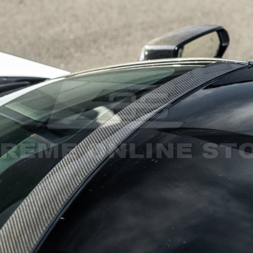 Chevrolet Corvette C8 Dry Carbon Fiber Windshield Upper Molding Trim 2020-Up