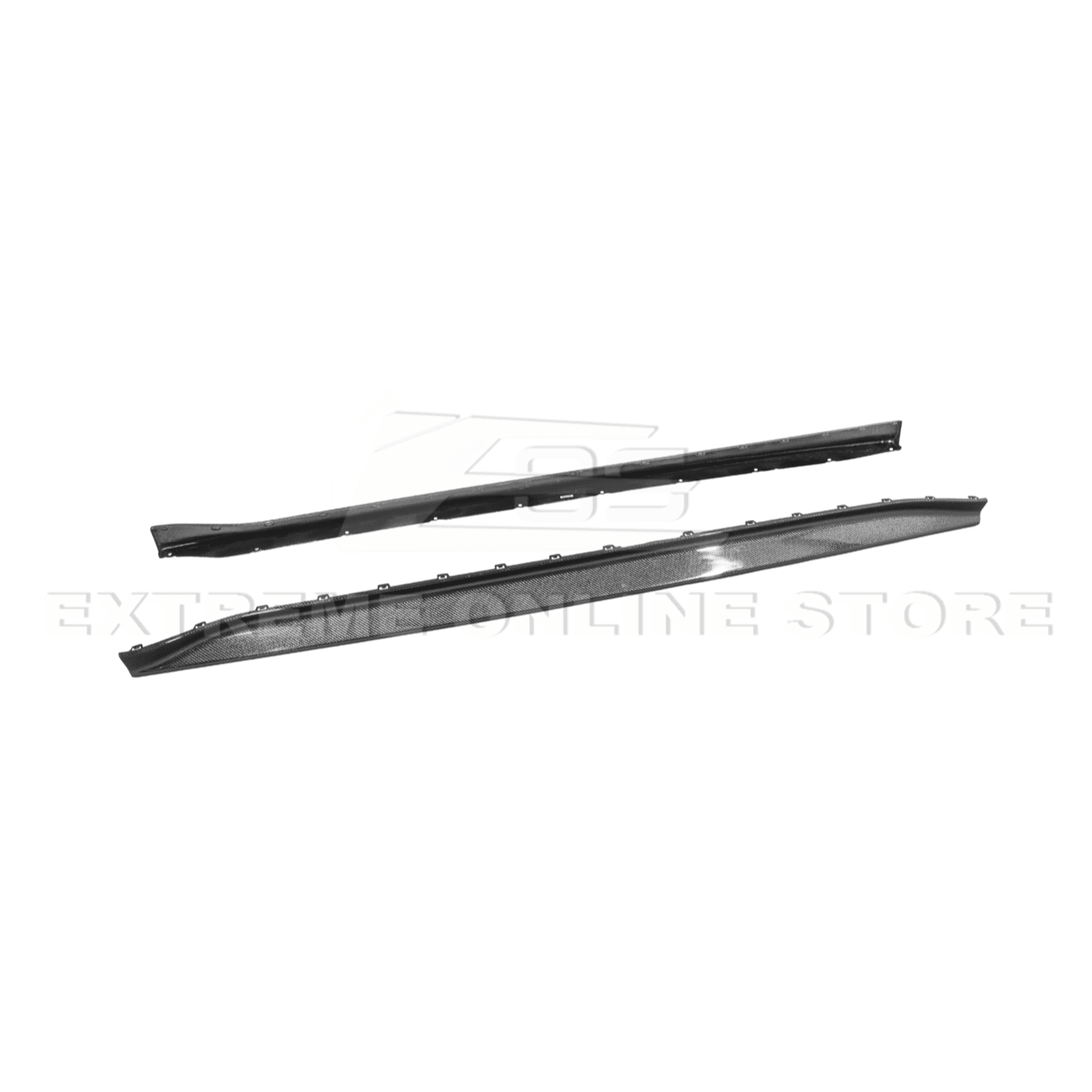 BMW G80 M3 3D Style Carbon Fiber Side Skirt Extensions 2021-Up