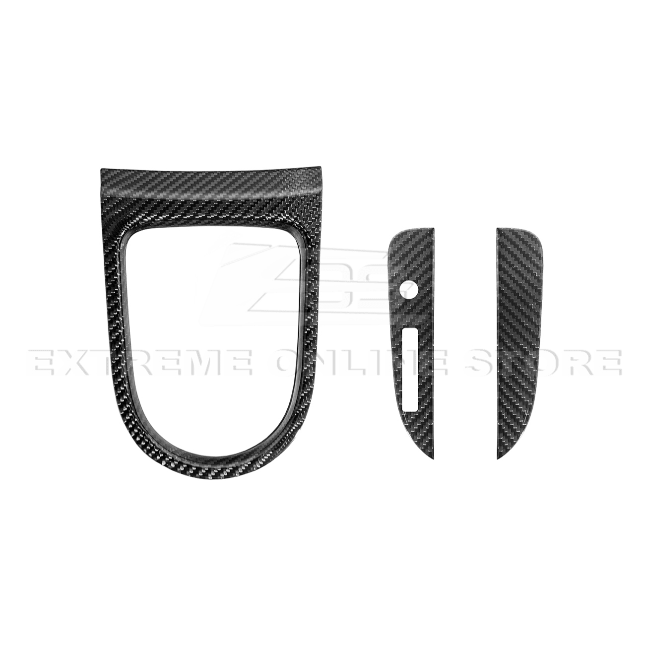 Ford Mustang S550 Dry Carbon Fiber Center Gear Shift Panel Trim Cover 2015-2023