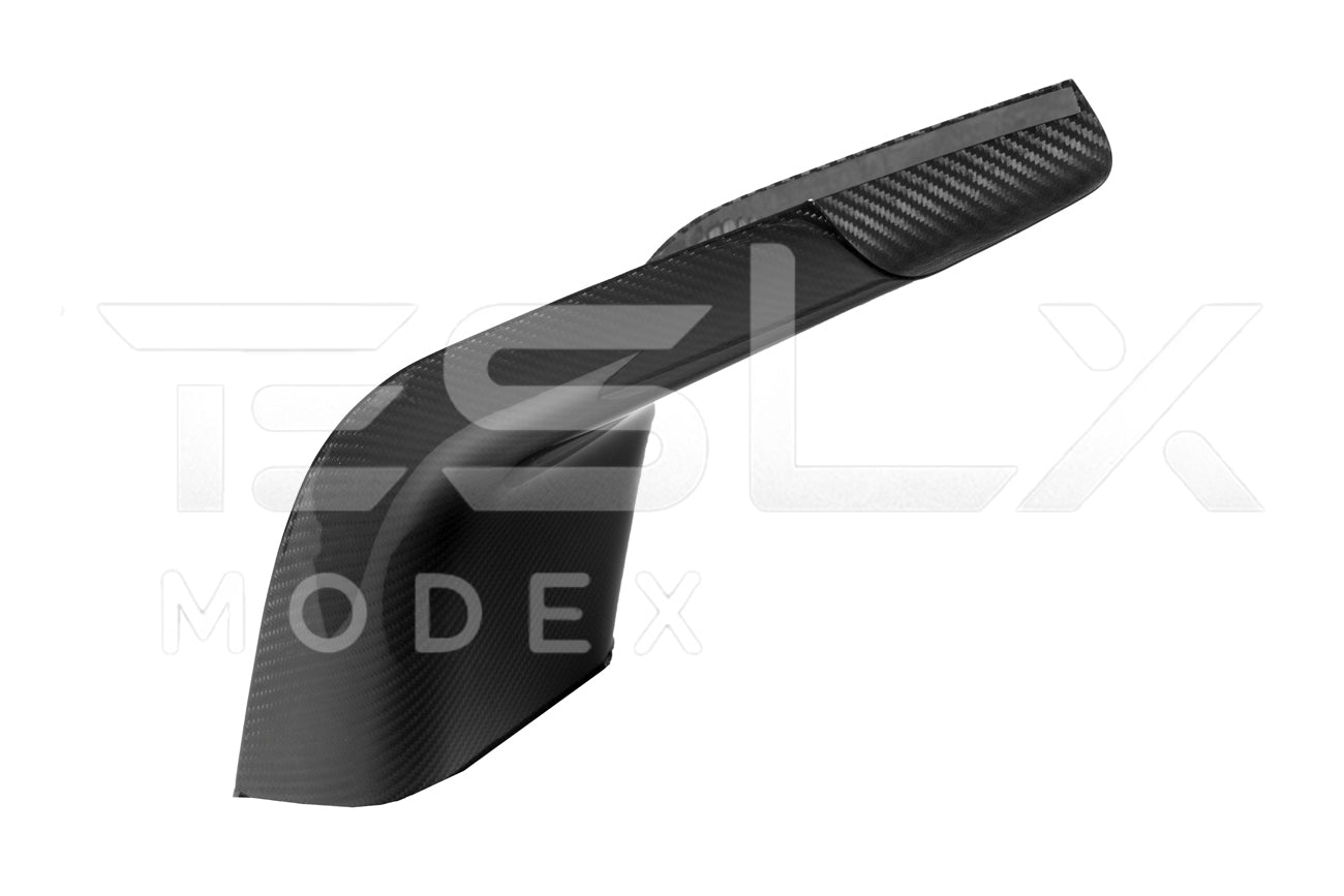Tesla Model 3 Model Y Carbon Fiber Interior Rear Anti Kick Plate Cover 2020-2024