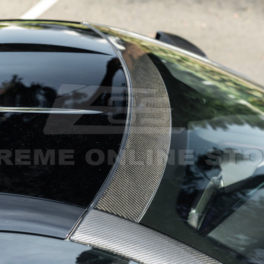 Chevrolet Corvette C8 Dry Carbon Fiber Windshield Upper Molding Trim 2020-Up