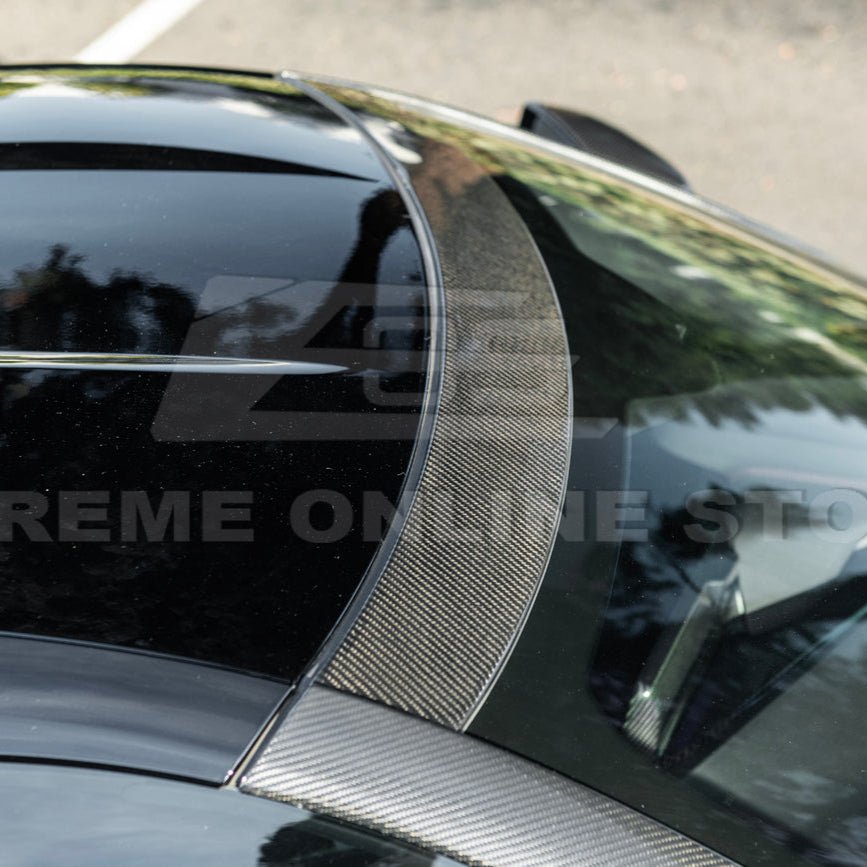 Chevrolet Corvette C8 Dry Carbon Fiber Windshield Upper Molding Trim 2020-Up