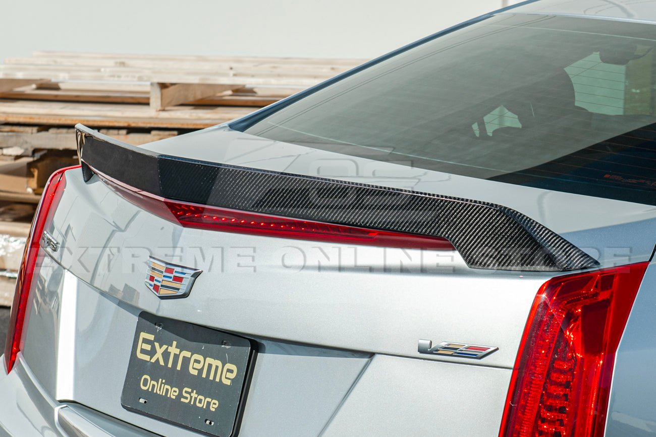 Cadillac ATS-V Alpha Carbon Fiber Wickerbill Rear Trunk Spoiler 2016-2019