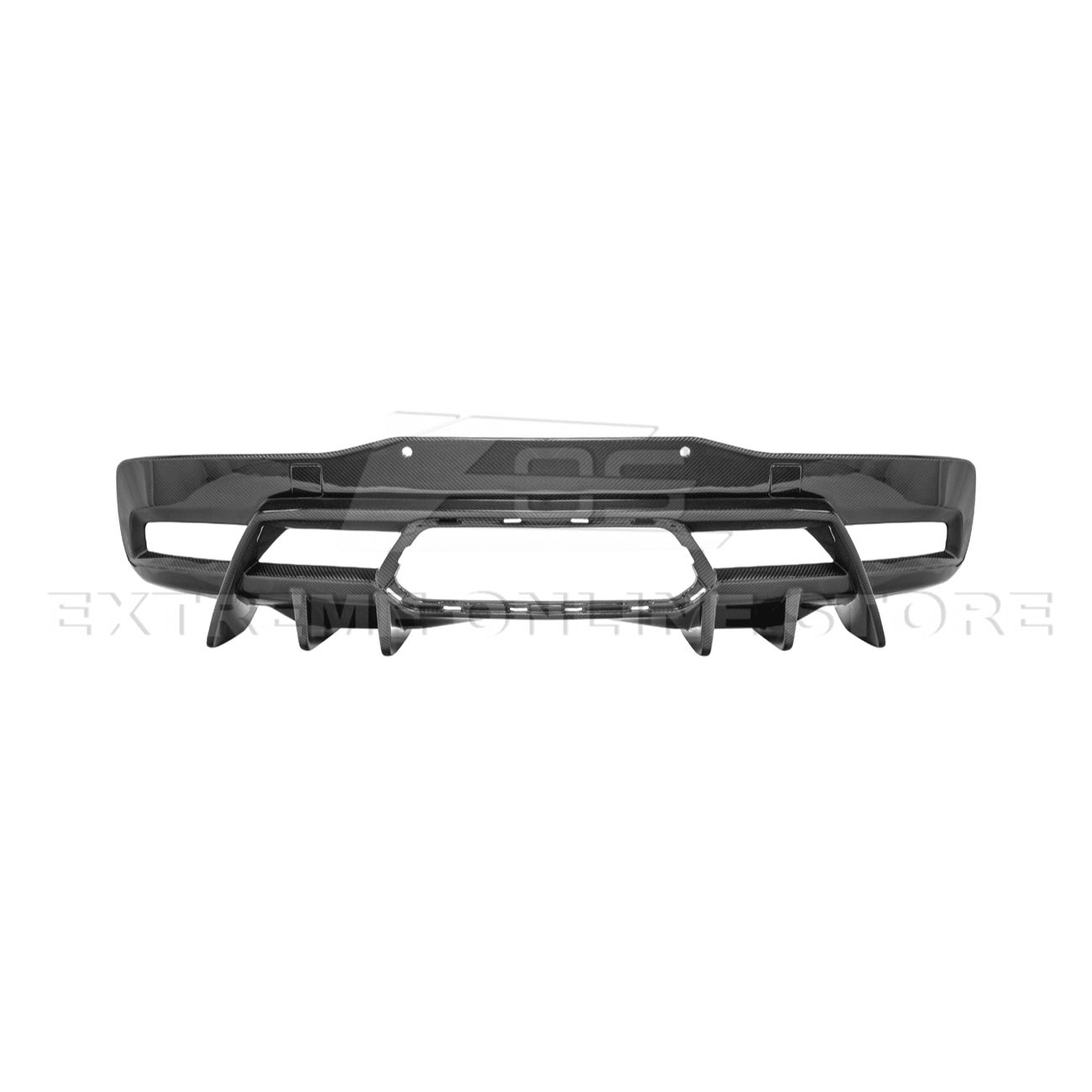 Chevrolet Corvette C8 Z06 EOS Performance Dry Carbon Fiber Rear Bumper Finned Diffuser 2023-Present