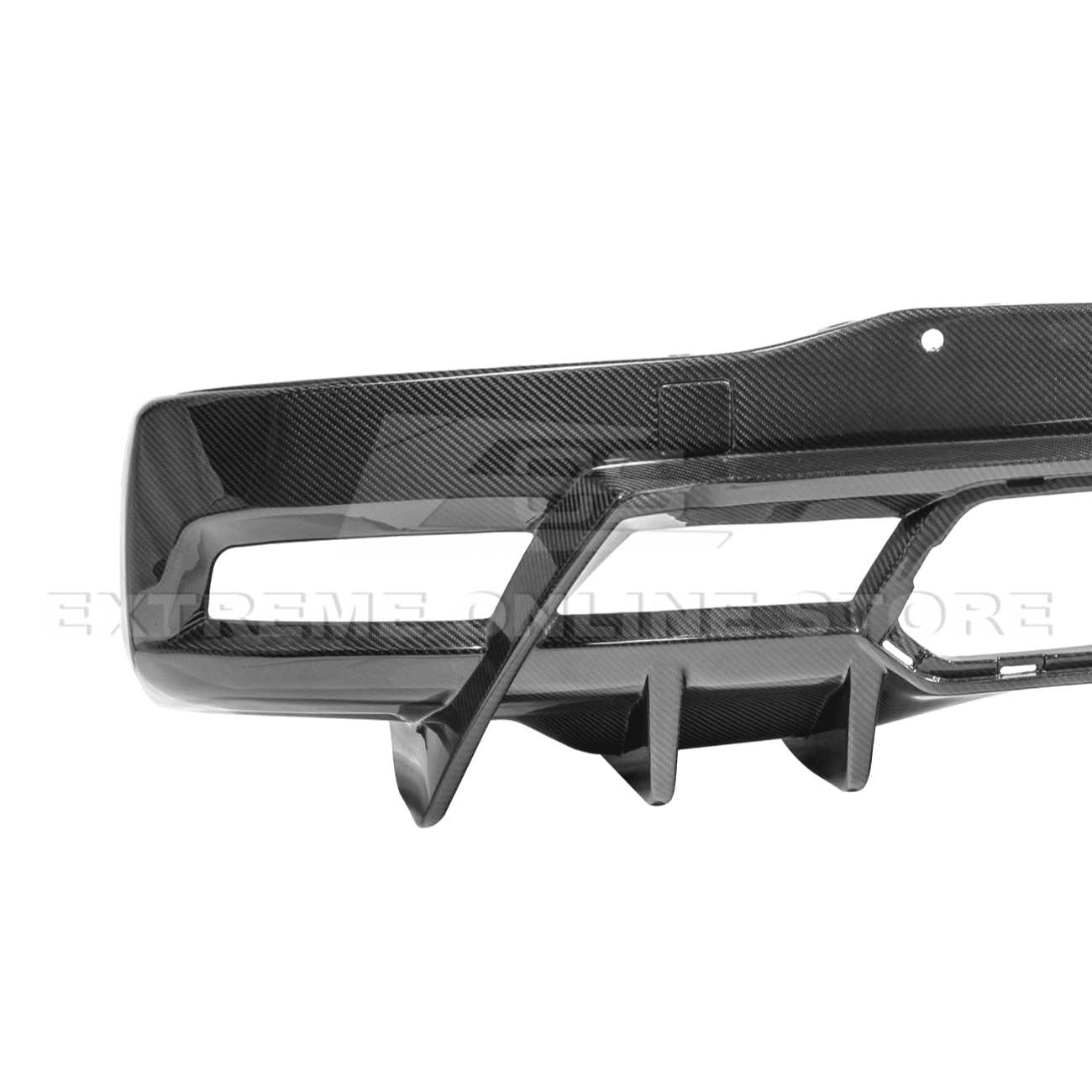 Chevrolet Corvette C8 Z06 EOS Performance Dry Carbon Fiber Rear Bumper Finned Diffuser 2023-Present