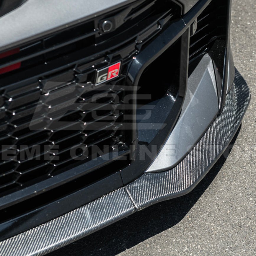 Toyota GR Corolla GR Style Carbon Fiber 3PC Front Splitter Lip 2025-Up