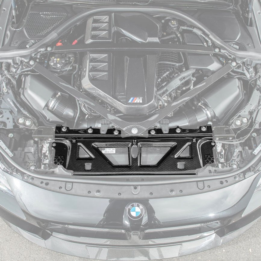 BMW G8X Dry Carbon Fiber Water Tank Radiating Plate Cover Trim 2021-Up
