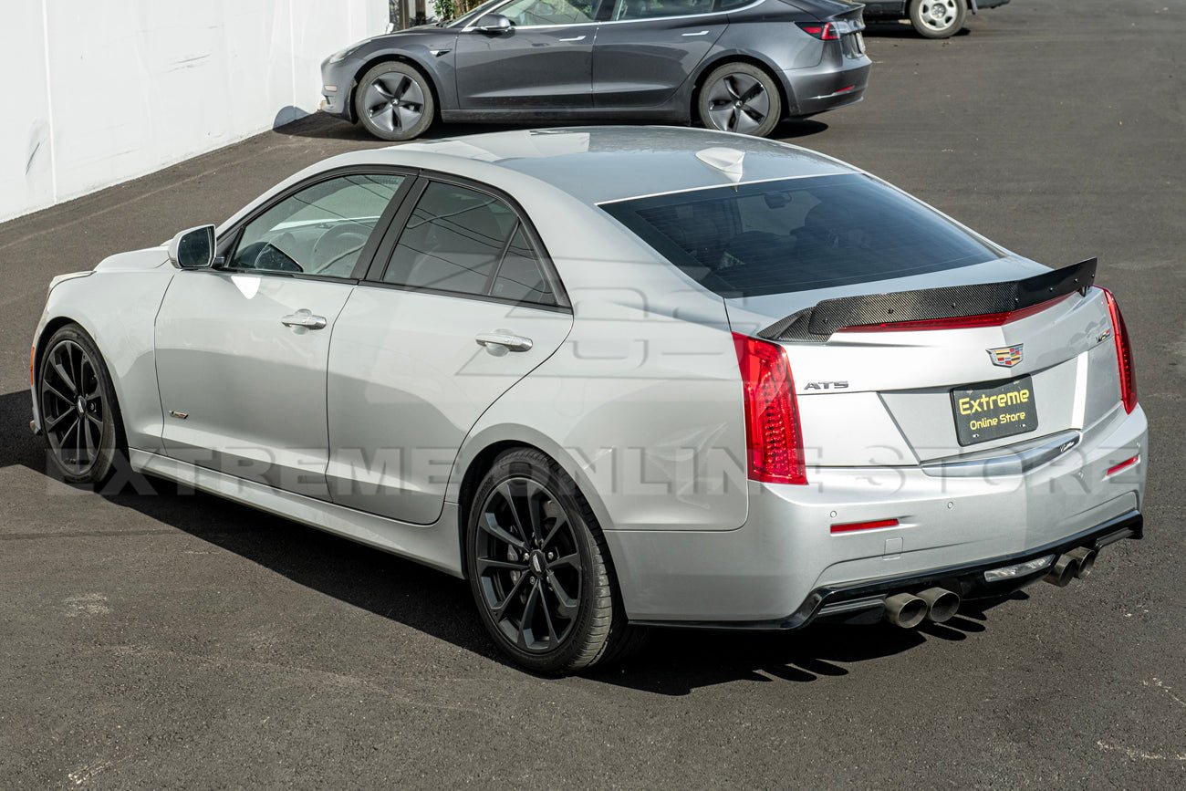 Cadillac ATS-V Alpha Carbon Fiber Wickerbill Rear Trunk Spoiler 2016-2019