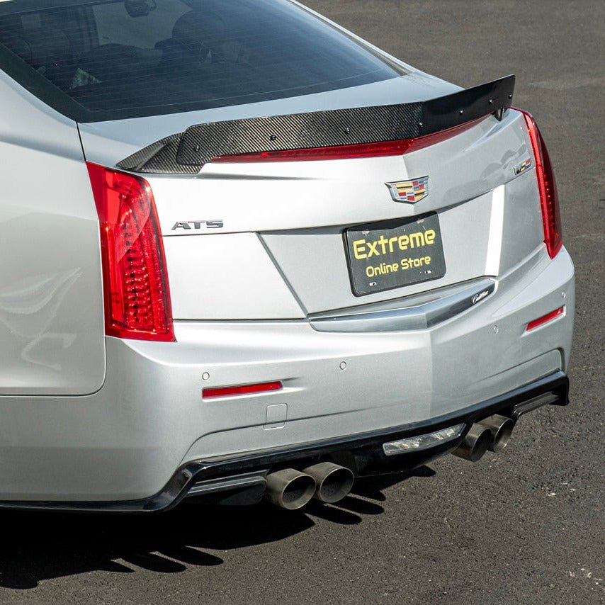 Cadillac ATS-V Alpha Carbon Fiber Wickerbill Rear Trunk Spoiler 2016-2019