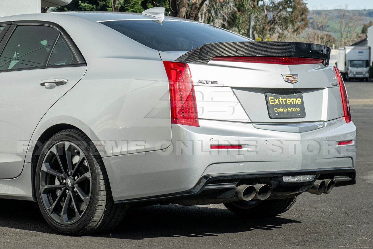 Cadillac ATS-V Alpha Carbon Fiber Wickerbill Rear Trunk Spoiler 2016-2019