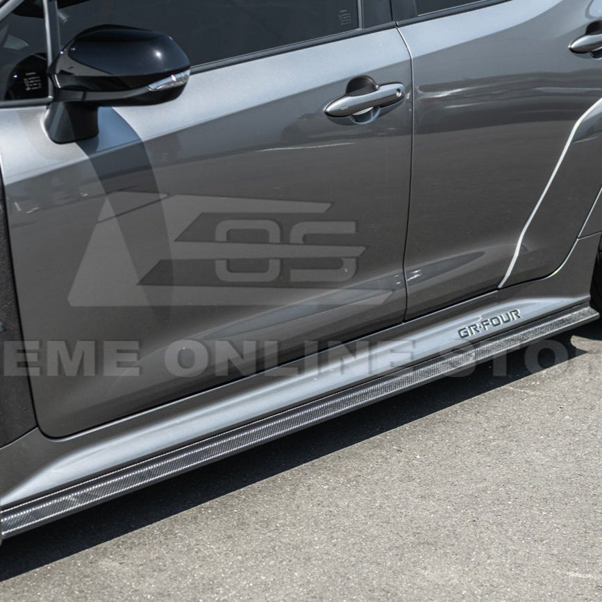 GR Corolla GR Package Carbon Fiber Front Splitter Lip with Side Skirts 2025-Up