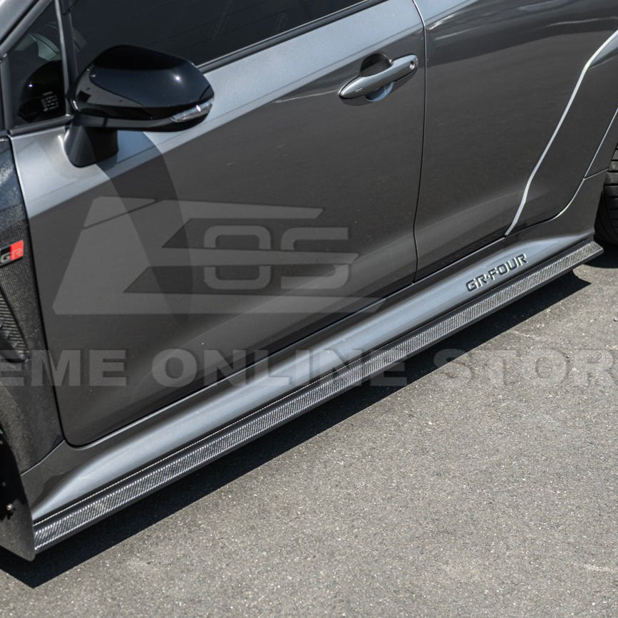 Toyota Corolla GR Style Carbon Fiber Front Lip Side Skirts Rear Apron Kit 2025-Up