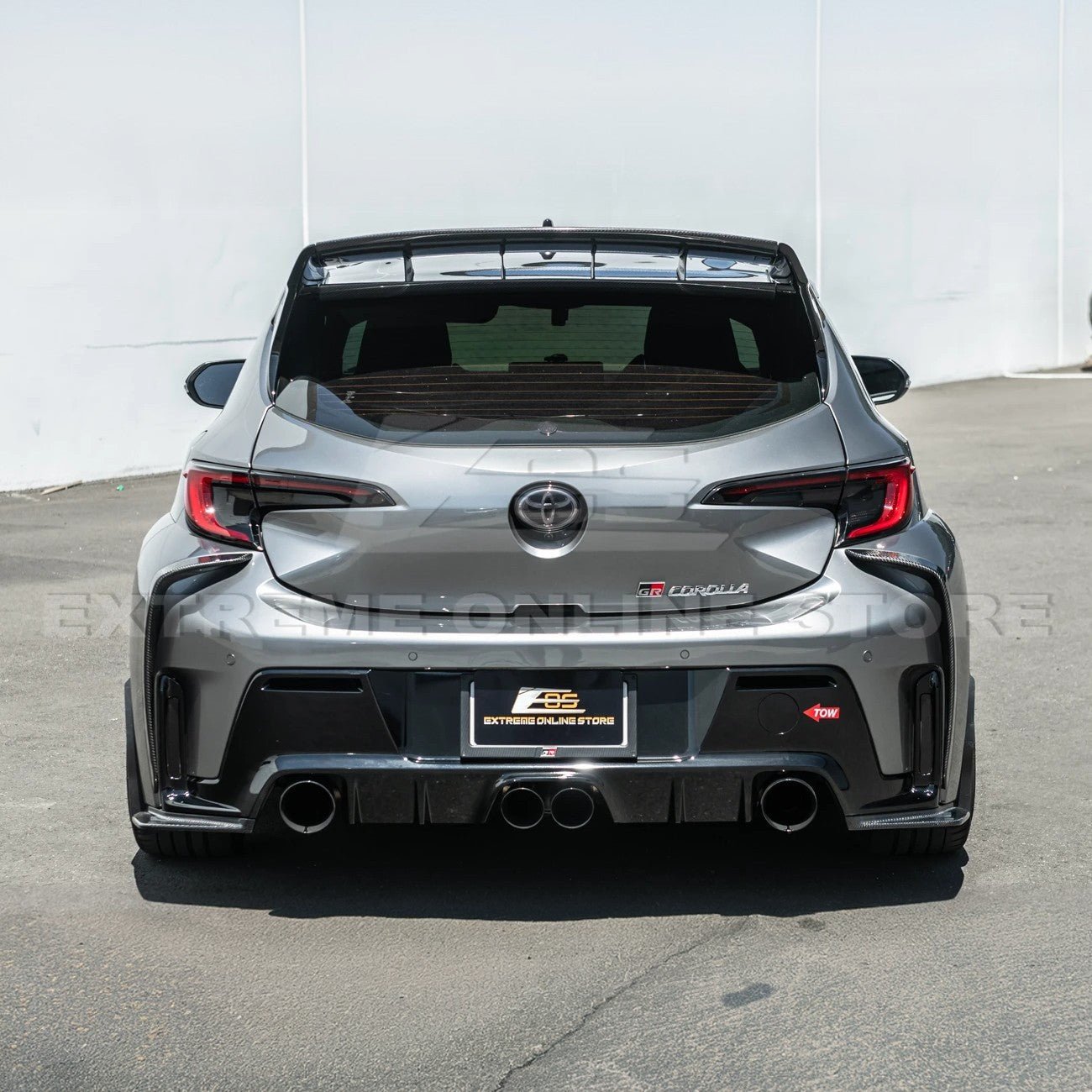 Toyota Corolla GR Style Carbon Fiber Front Lip Side Skirts Rear Apron Kit 2025-Up