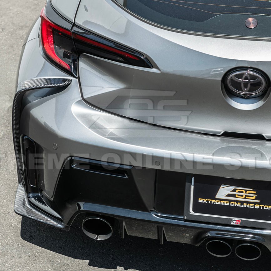 Toyota Corolla GR Style Carbon Fiber Front Lip Side Skirts Rear Apron Kit 2025-Up