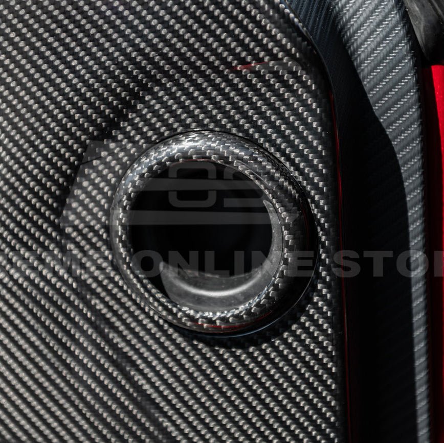 Mustang S650 Dry Carbon Fiber Interior Door Speaker Cover Pair 2024-Up