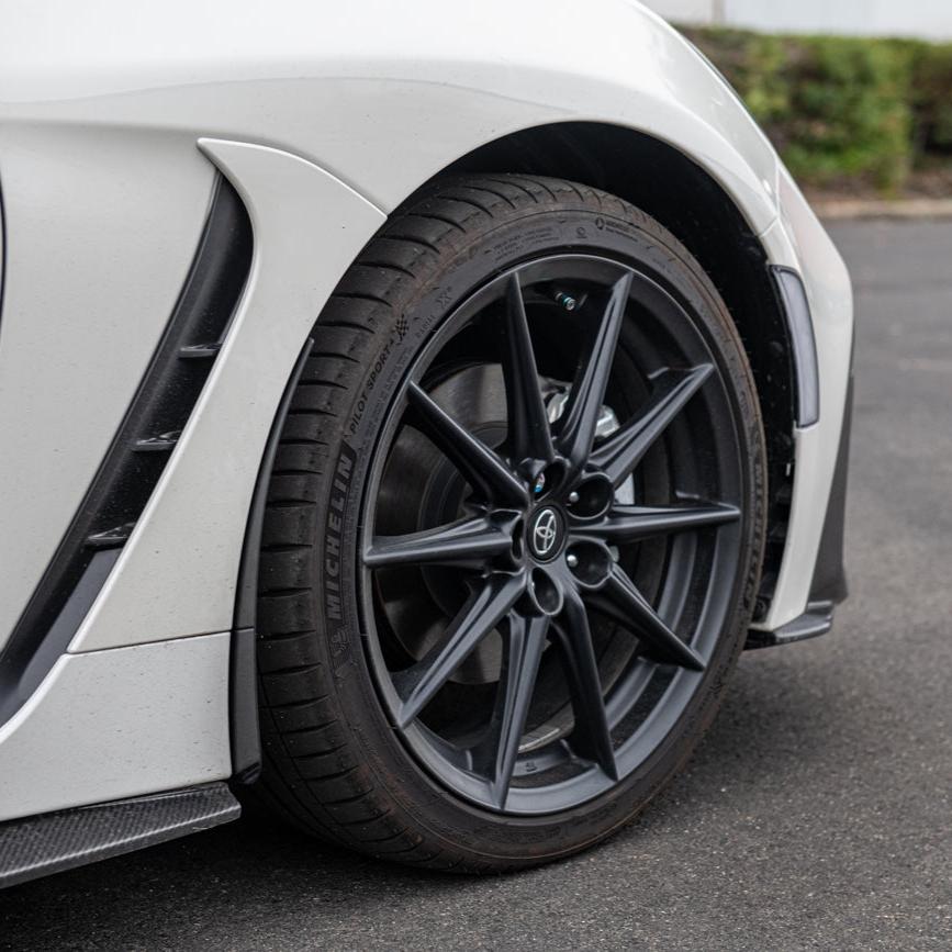 Toyota GR86 | Subaru BRZ ZN8 ZD8 OEM Style Black Mud Flaps Rock Guards 2022-Up