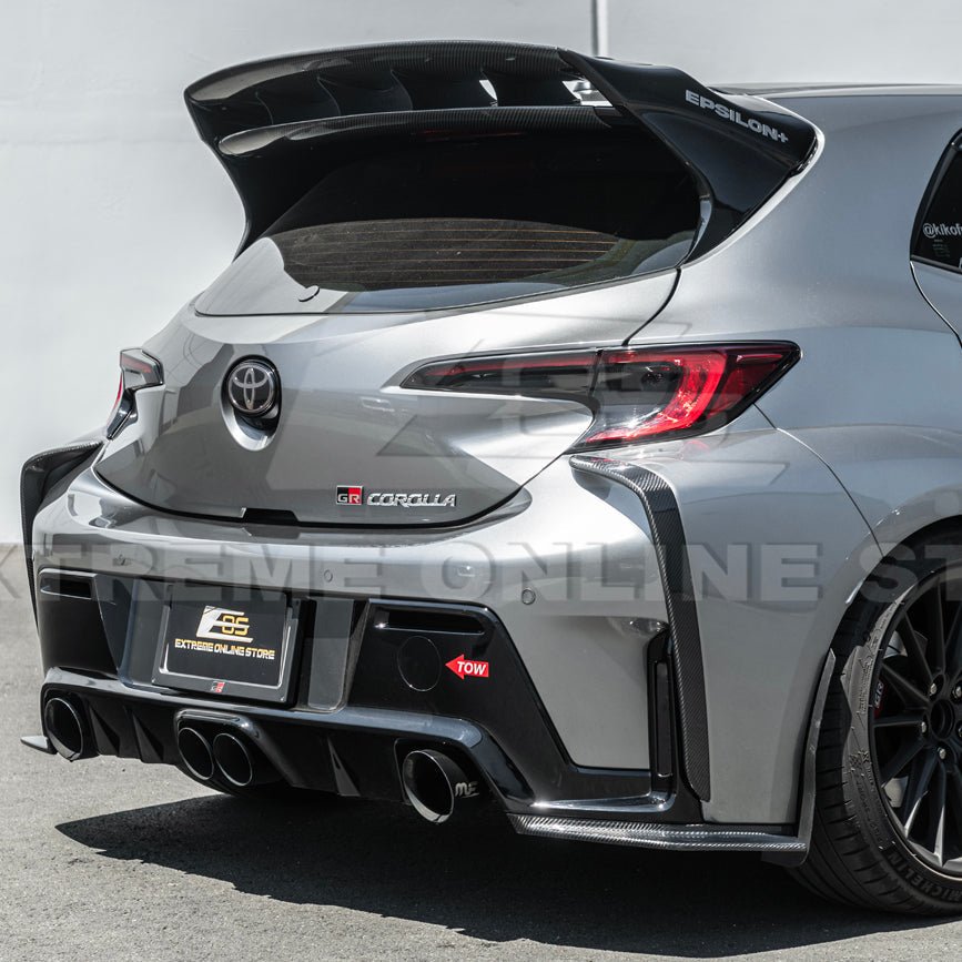 Toyota Corolla GR Style Carbon Fiber Front Lip Side Skirts Rear Apron Kit 2025-Up