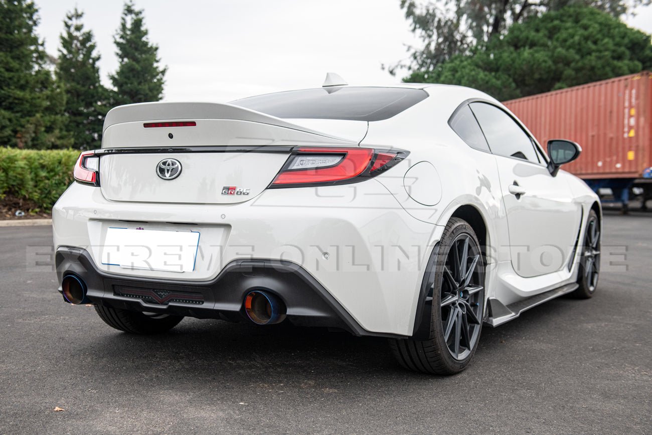 Toyota GR86 | Subaru BRZ ZN8 ZD8 OEM Style Black Mud Flaps Rock Guards 2022-Up