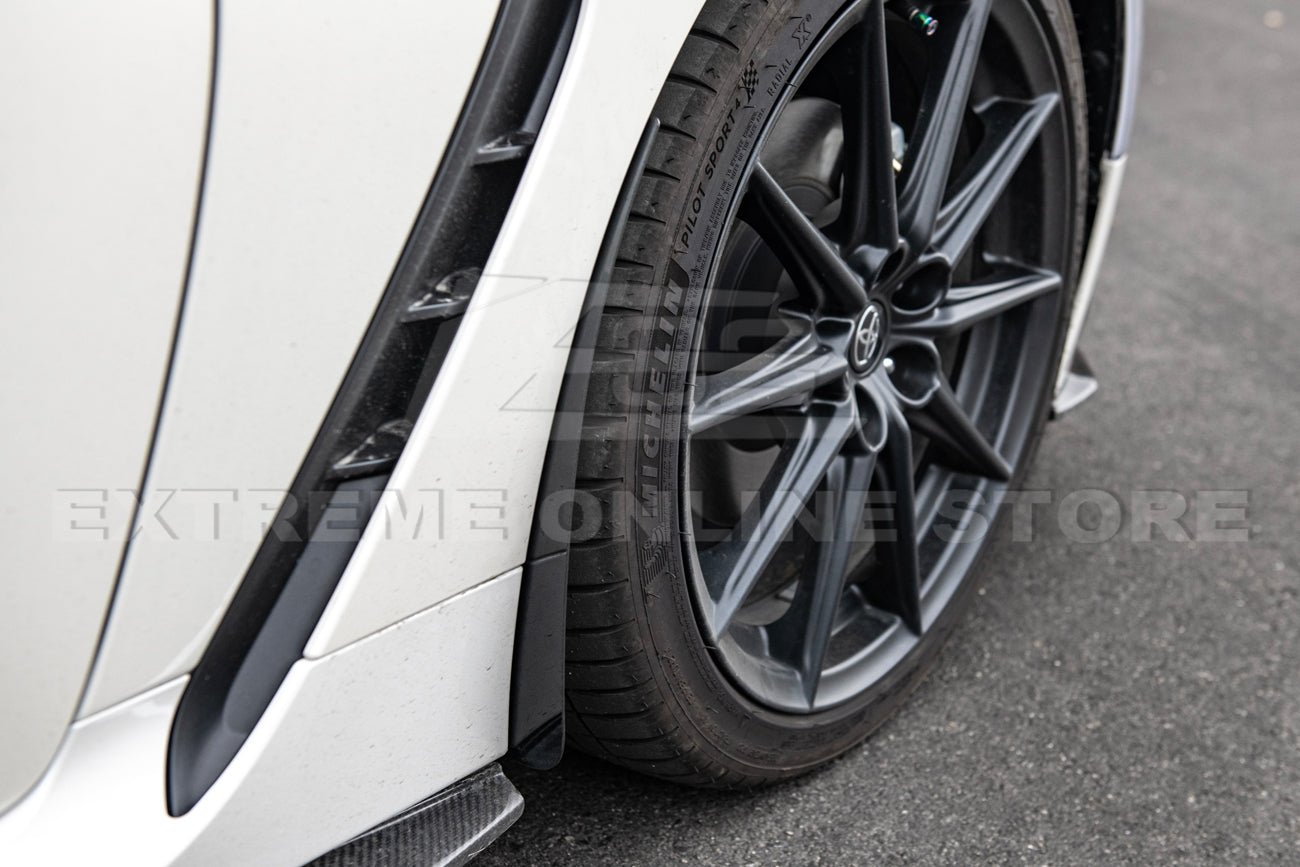 Toyota GR86 | Subaru BRZ ZN8 ZD8 OEM Style Black Mud Flaps Rock Guards 2022-Up
