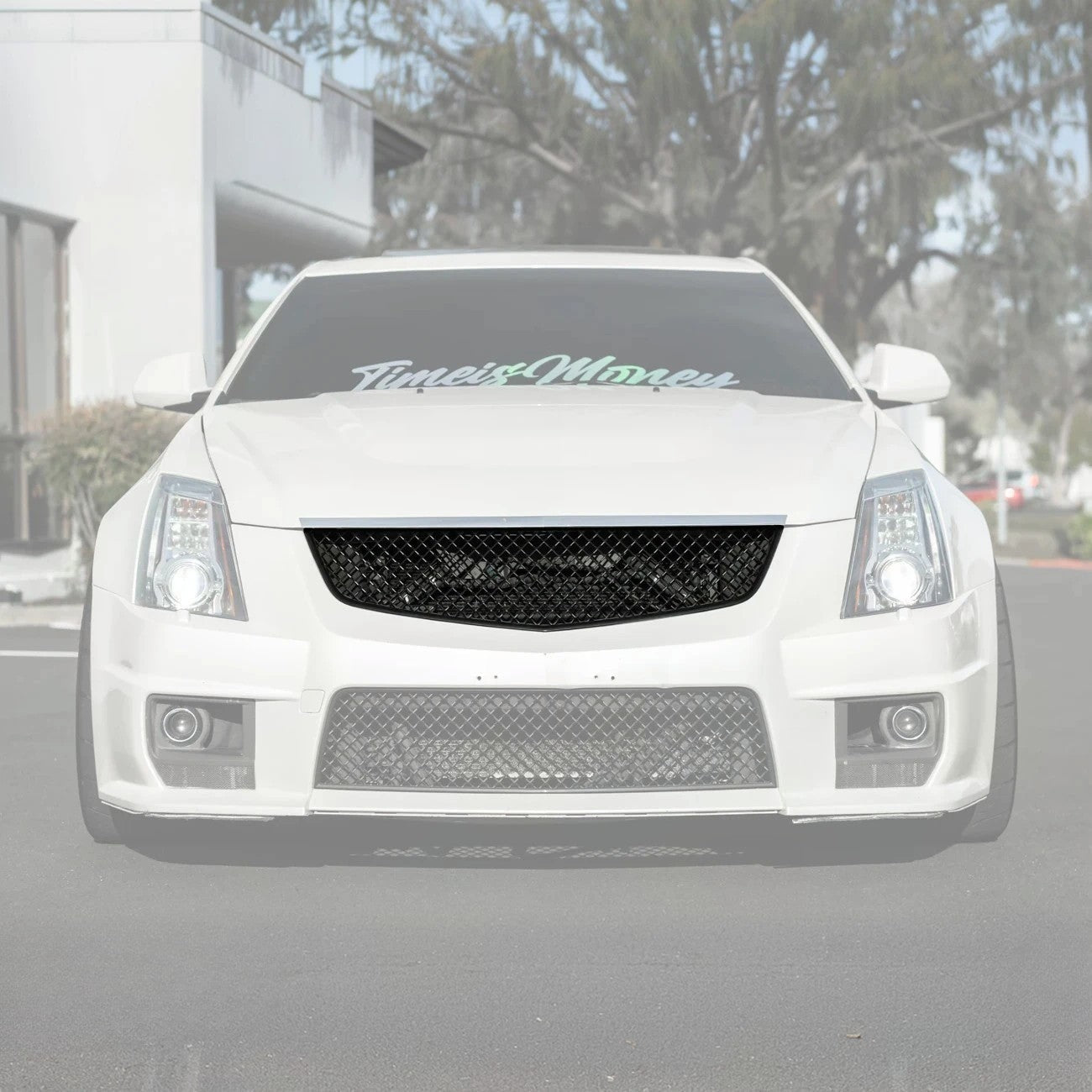 Cadillac CTS-V Factory Style Gloss Black Upper Badgeless Grille 2009-2015