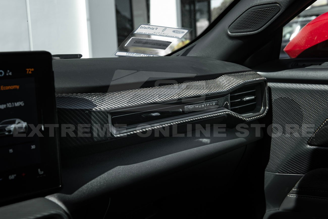 Ford Mustang S650 Dry Carbon Fiber AC Outlet Vent Cover 2024-Up