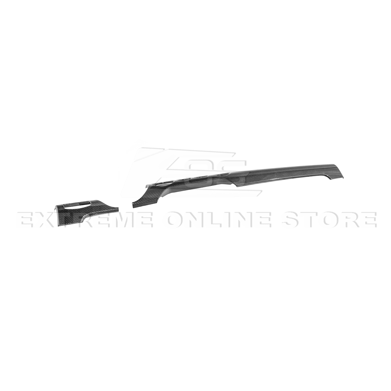Ford Mustang S550 Dry Carbon Fiber Instrument Dashboard Panel Trim 2015-2023